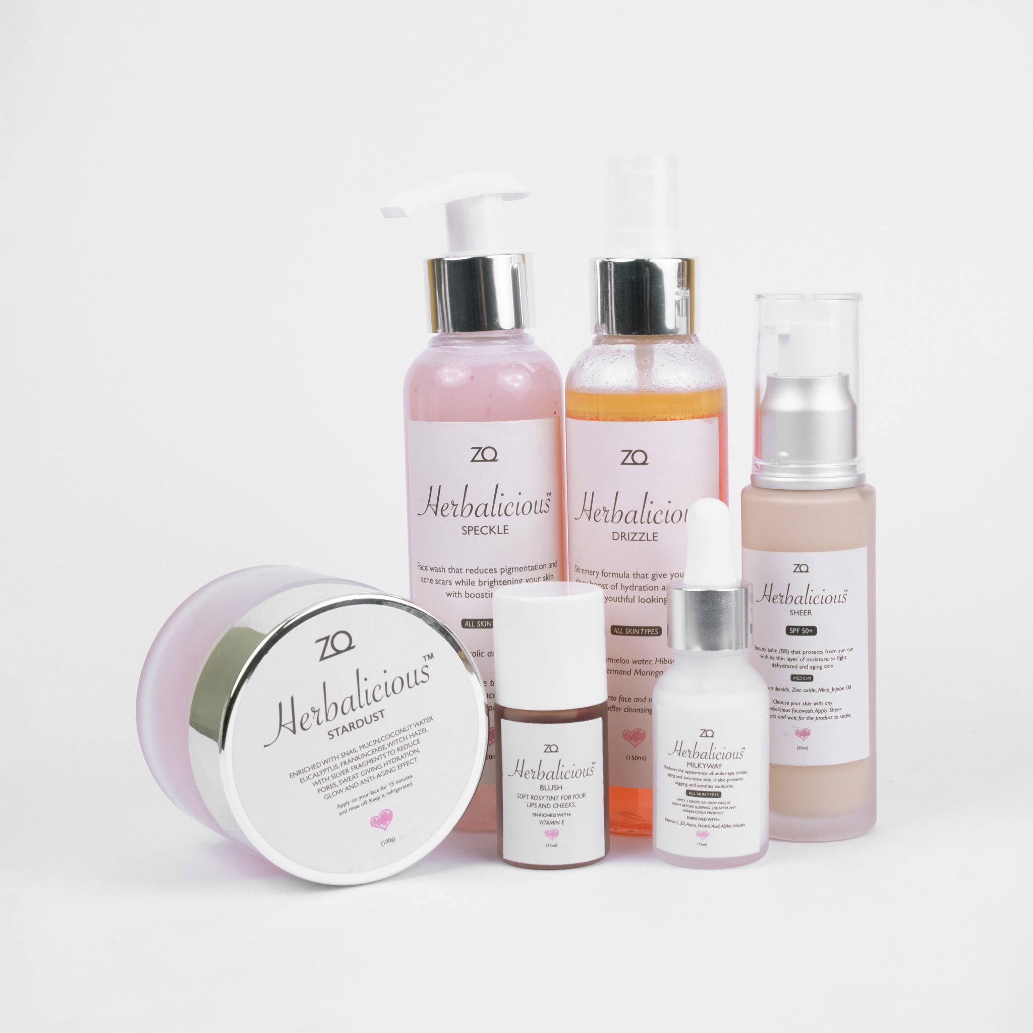 Herbalicious Bundle (SHEER + SPECKLE + DRIZZLE + MILKYWAY + BLUSH + STARDUST)