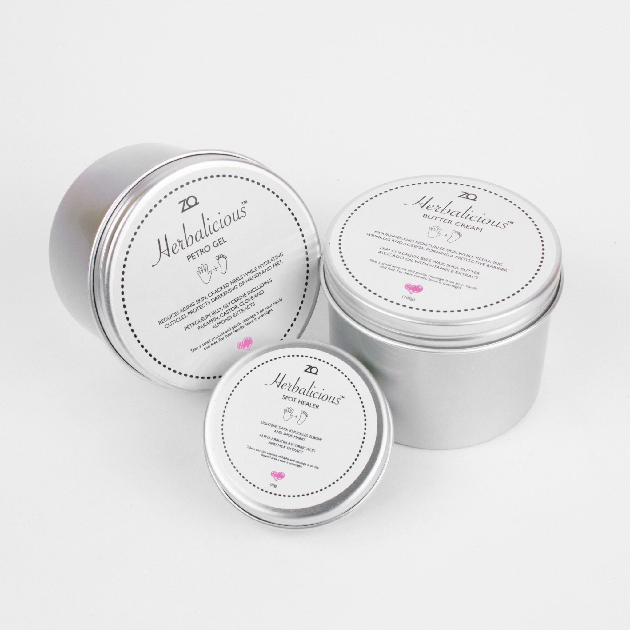 Herbalicious Bundle (Butter Cream + Petro Gel + Spot Healer)