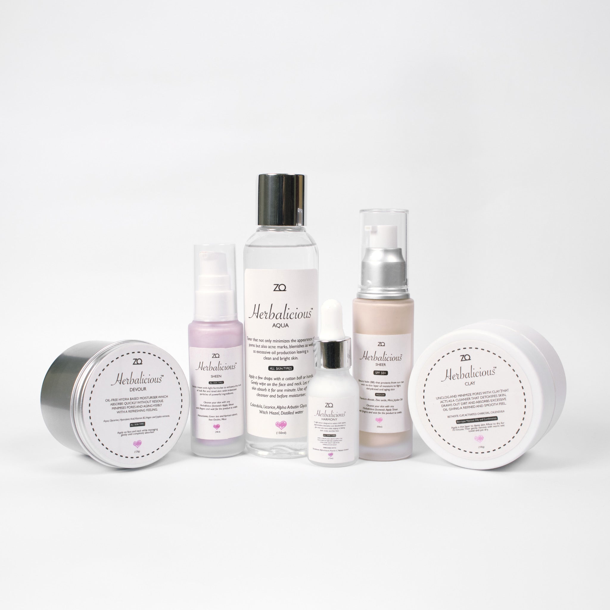 Herbalicious Bundle (Aqua + Sheen + Sheer + Devour + Harmony + Clay )