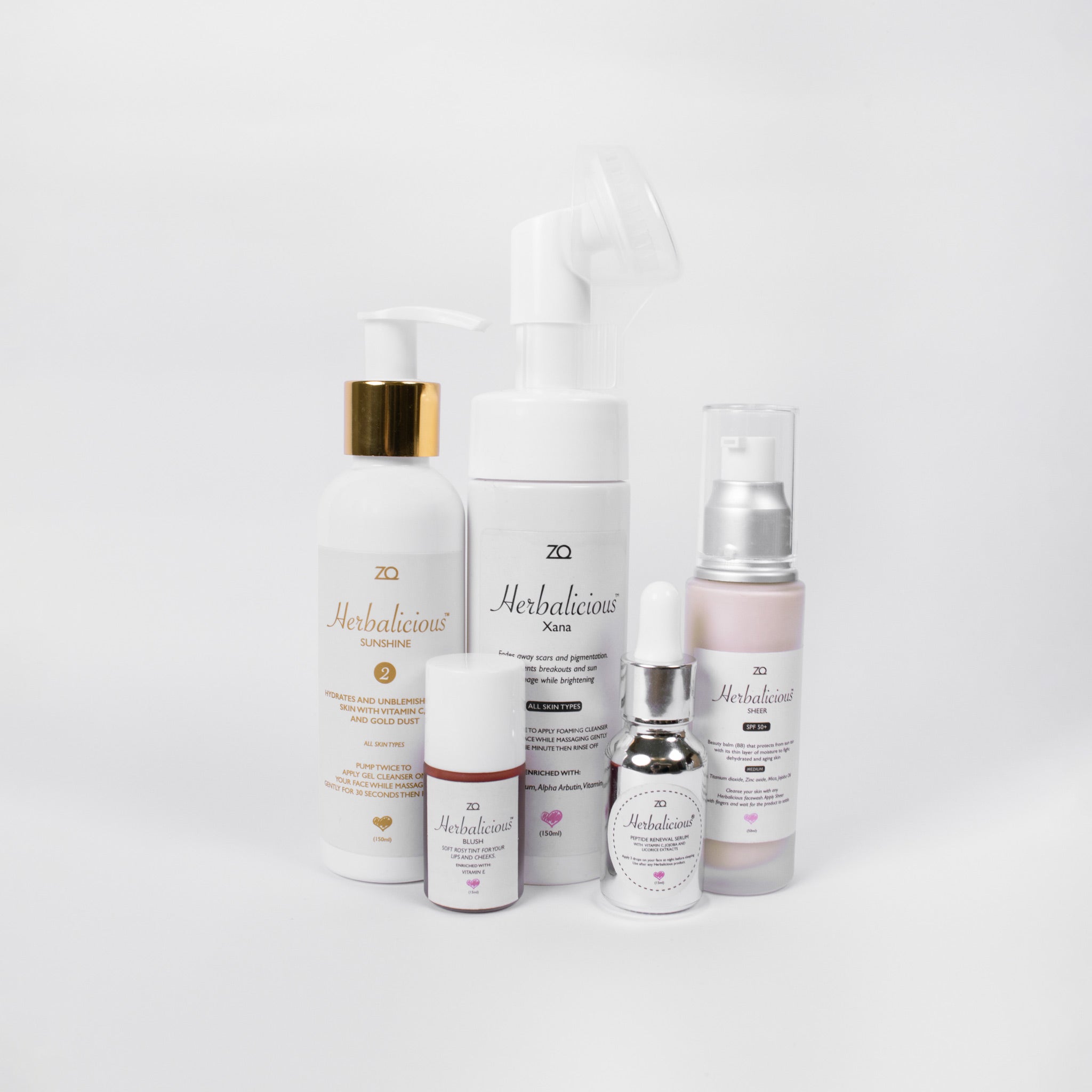 Herbalicious Everyday Look (Xana + Sunshine 2 + Sheer + Blush + Serum) Bundle
