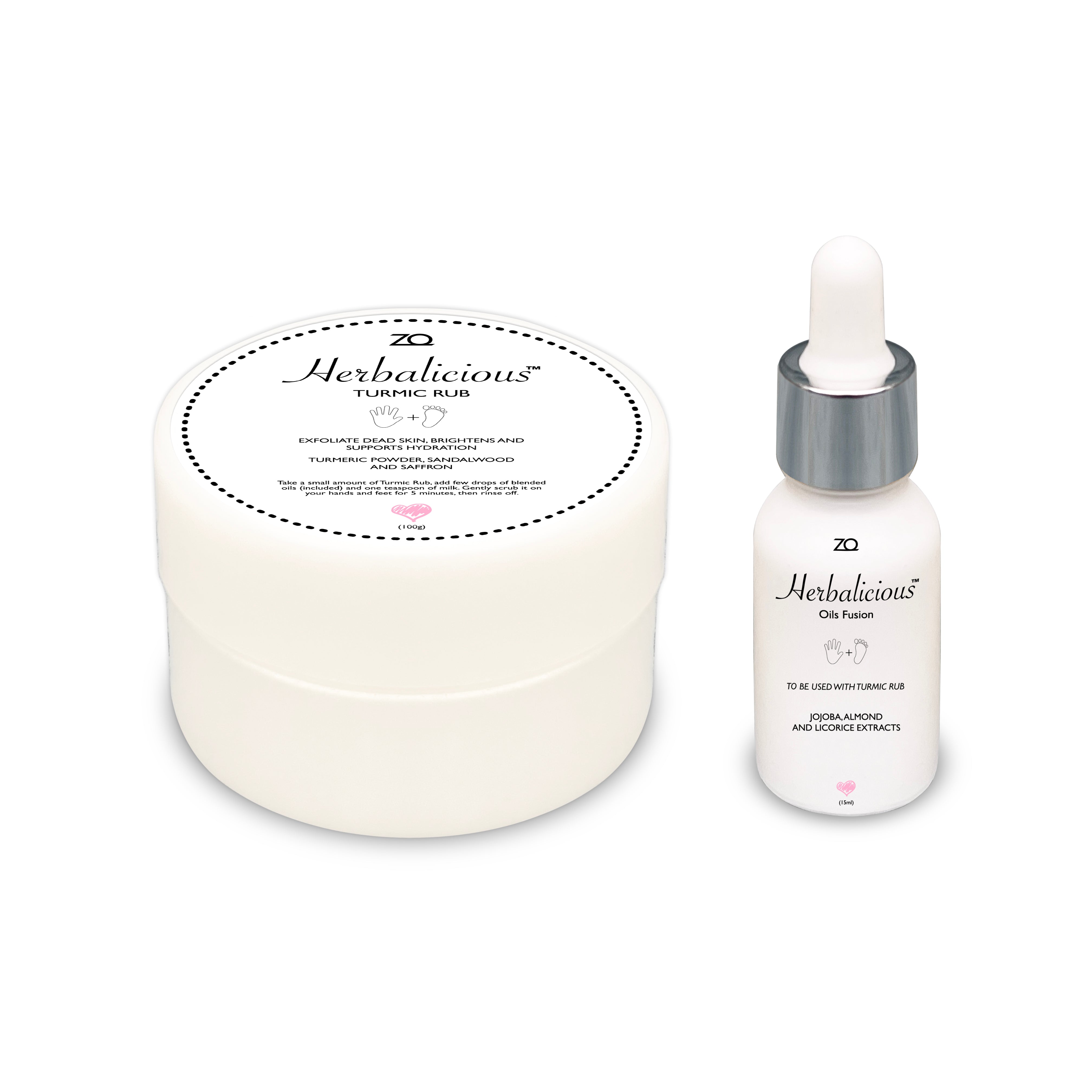 Herbalicious Bundle (Butter Cream + Petro Gel + Turmic Rub + Lacto Peel + Spot Healer)